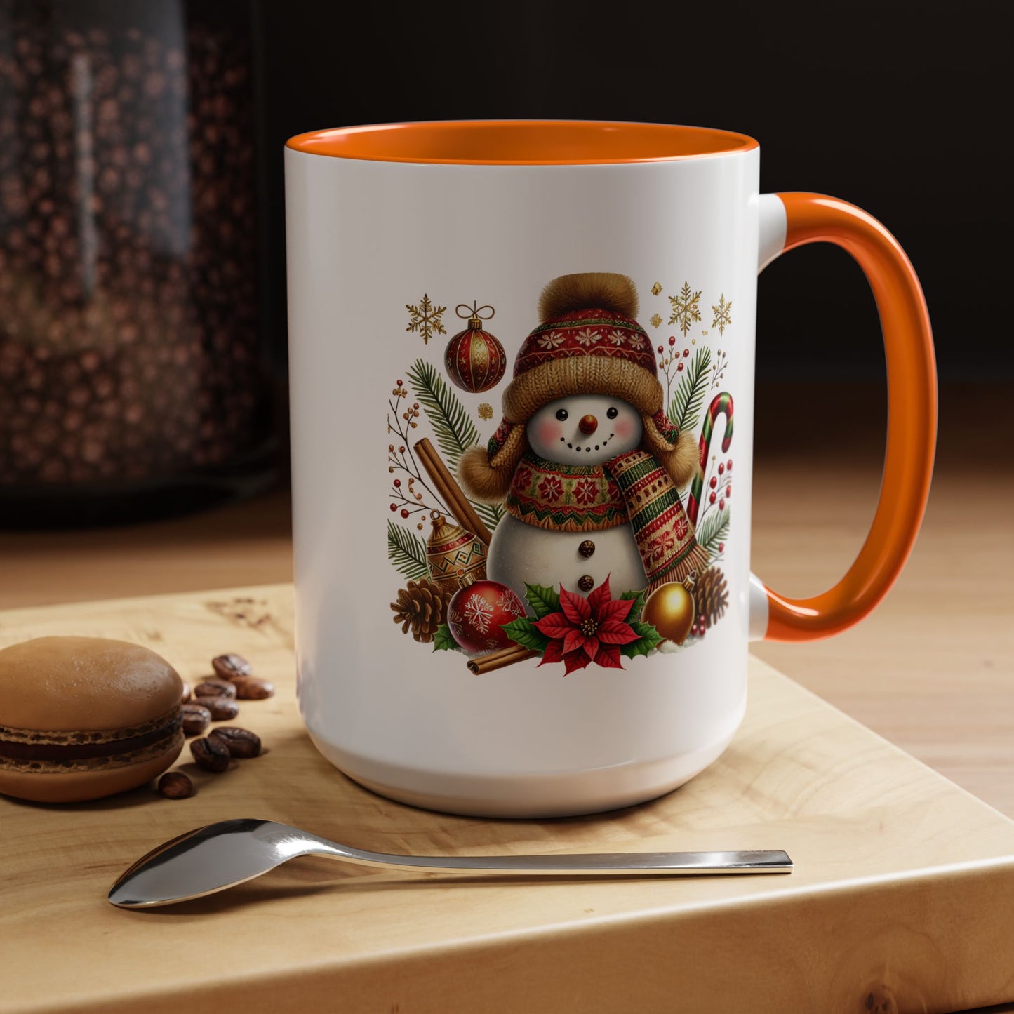 Christmas Mug - Gold Snowman