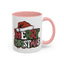 Christmas Mug - Merry Christmas Red Green & White Graffiti Hat