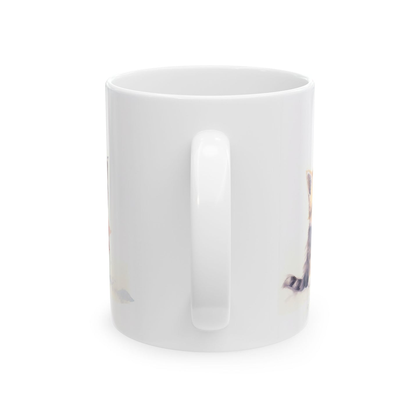 Christmas Mug - Three Kittens Christmas Tree