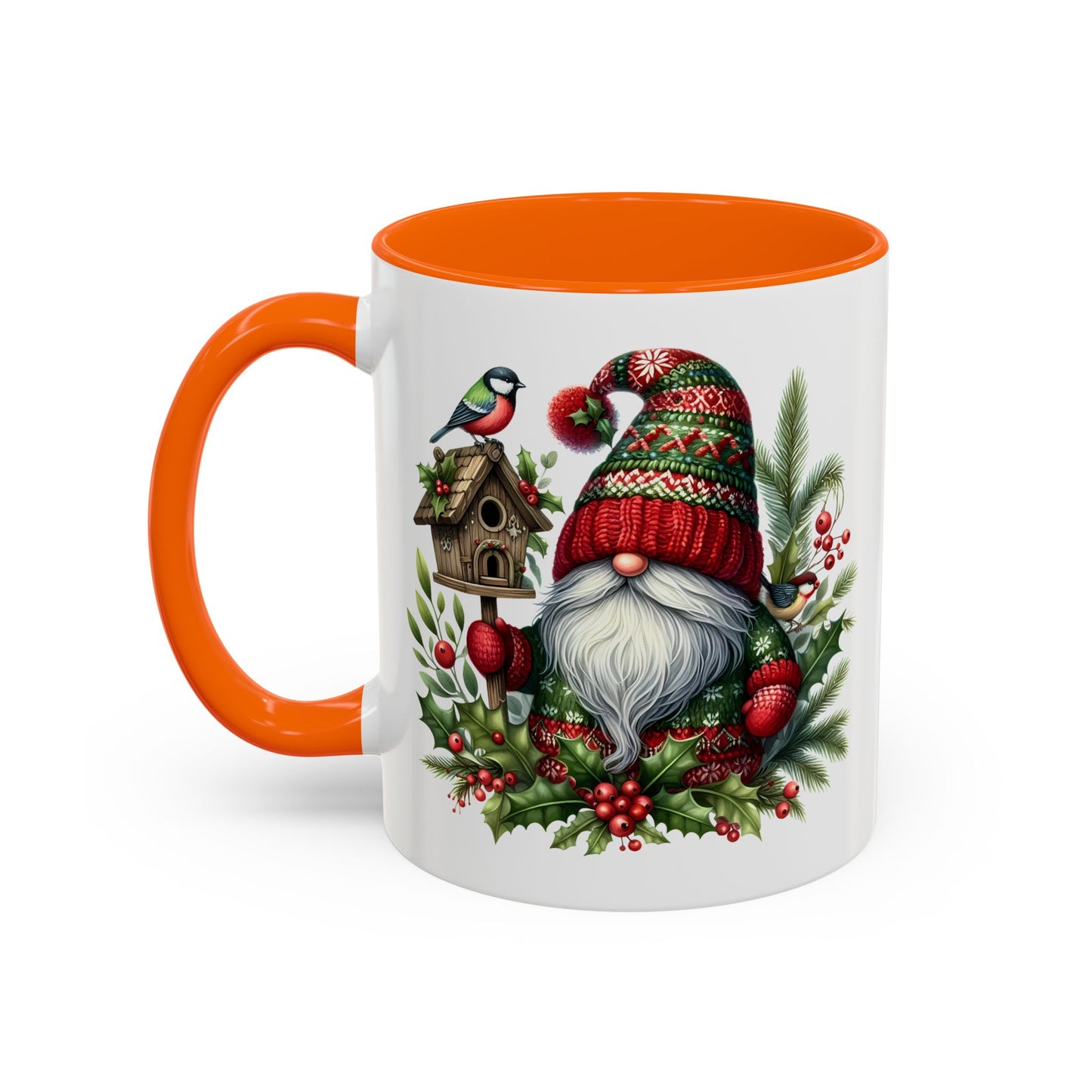 Christmas Mug - Red and Green Gnome