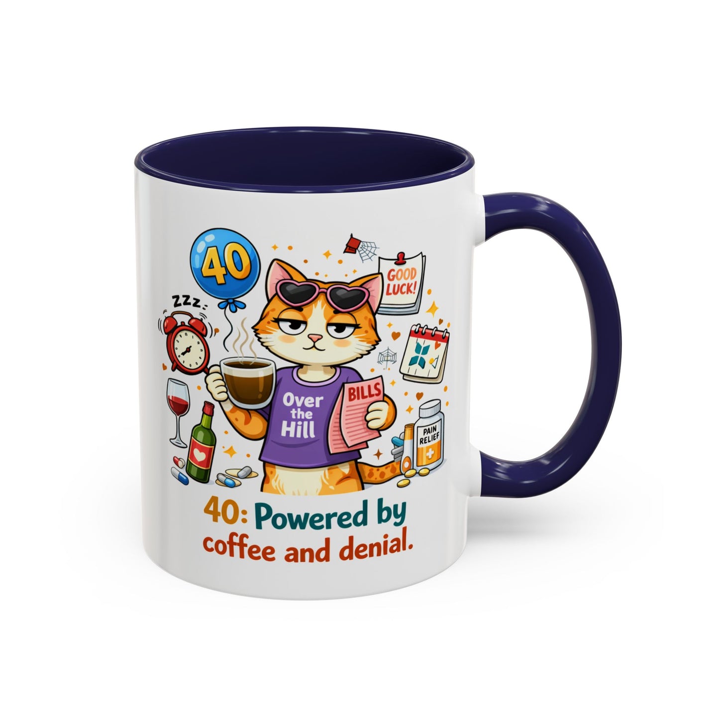 Birthday Mug - 40 Powered By