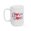 Valentine's Day Mug - I Love You Groovy