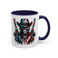 4th of July Mug - Skeleton with American Flag