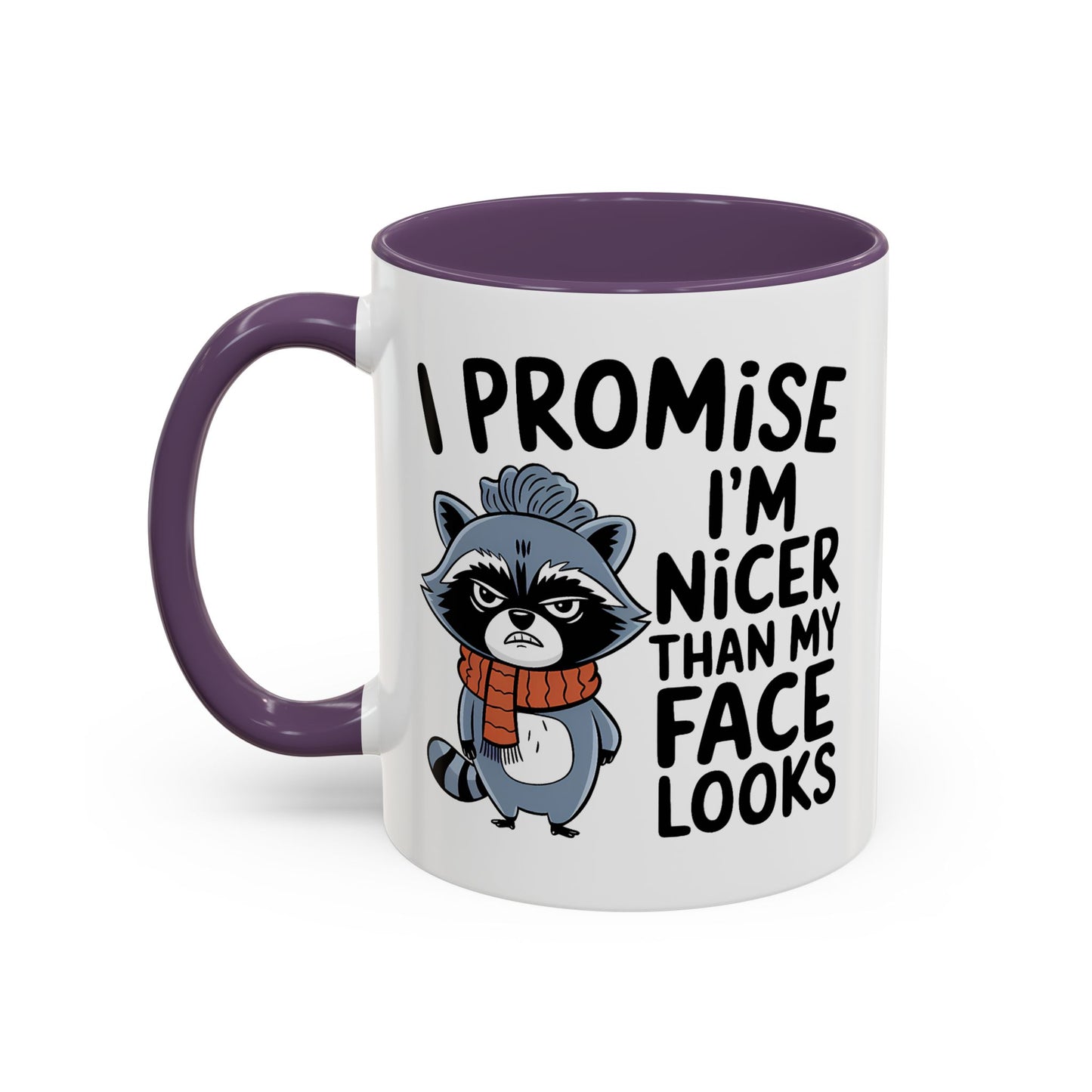 Humor Mug - I Promise I'm Nicer Than My Face Looks