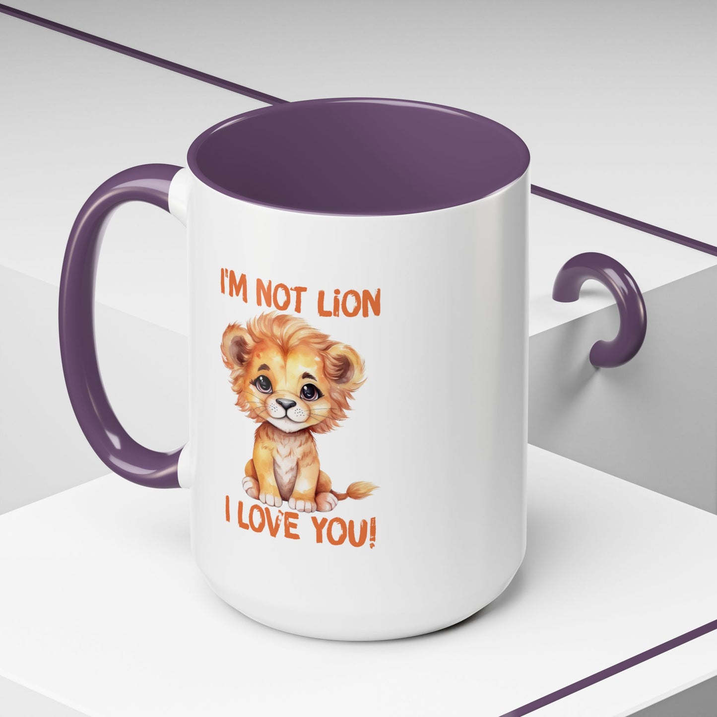 Valentine's Day Mug - I'm Not Lion I Love You