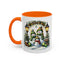 Christmas Mug - Green Snowman Family