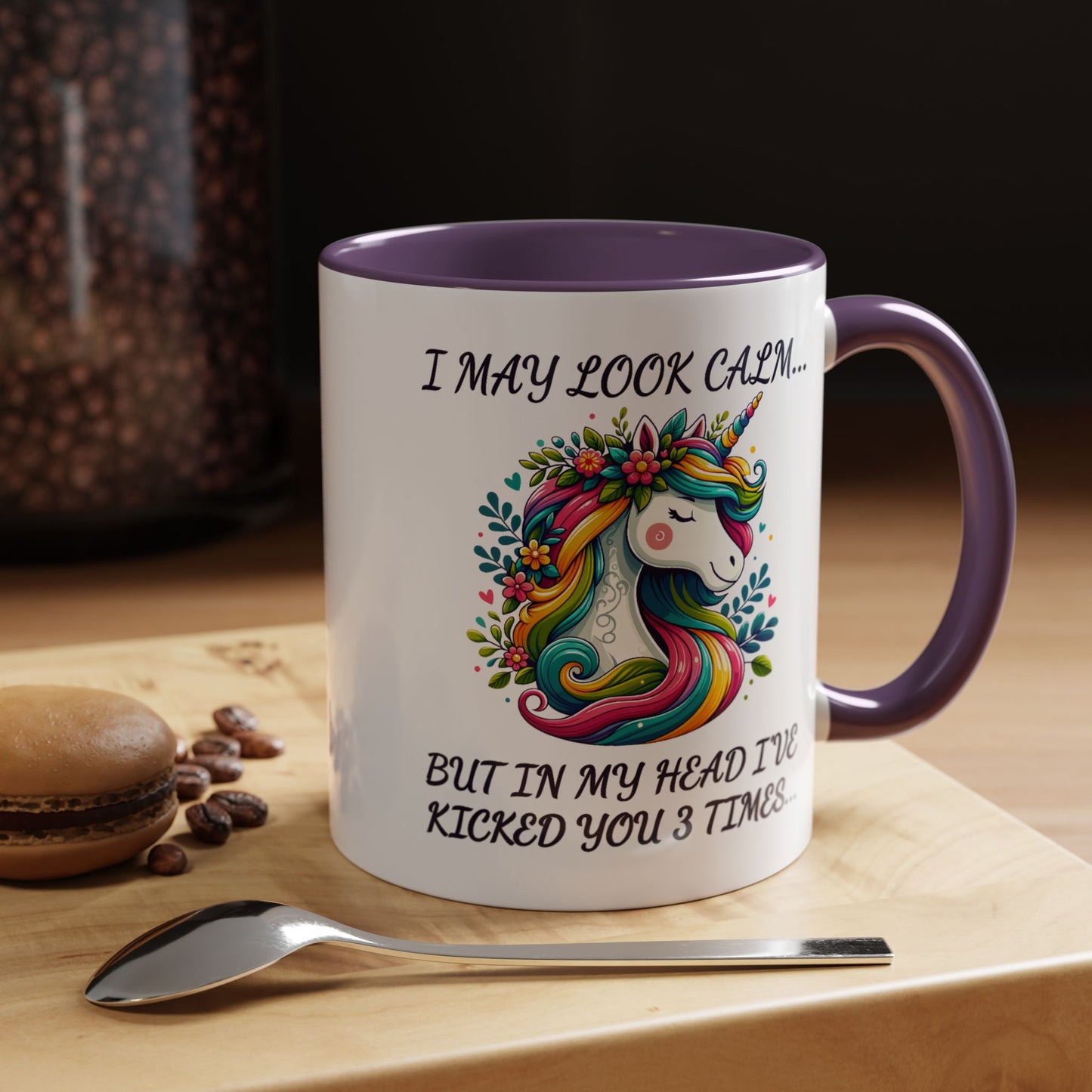 Adult Mug - I may Look Calm Unicorn