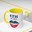 4th of July Mug - Happy 4th of July Flag Lips