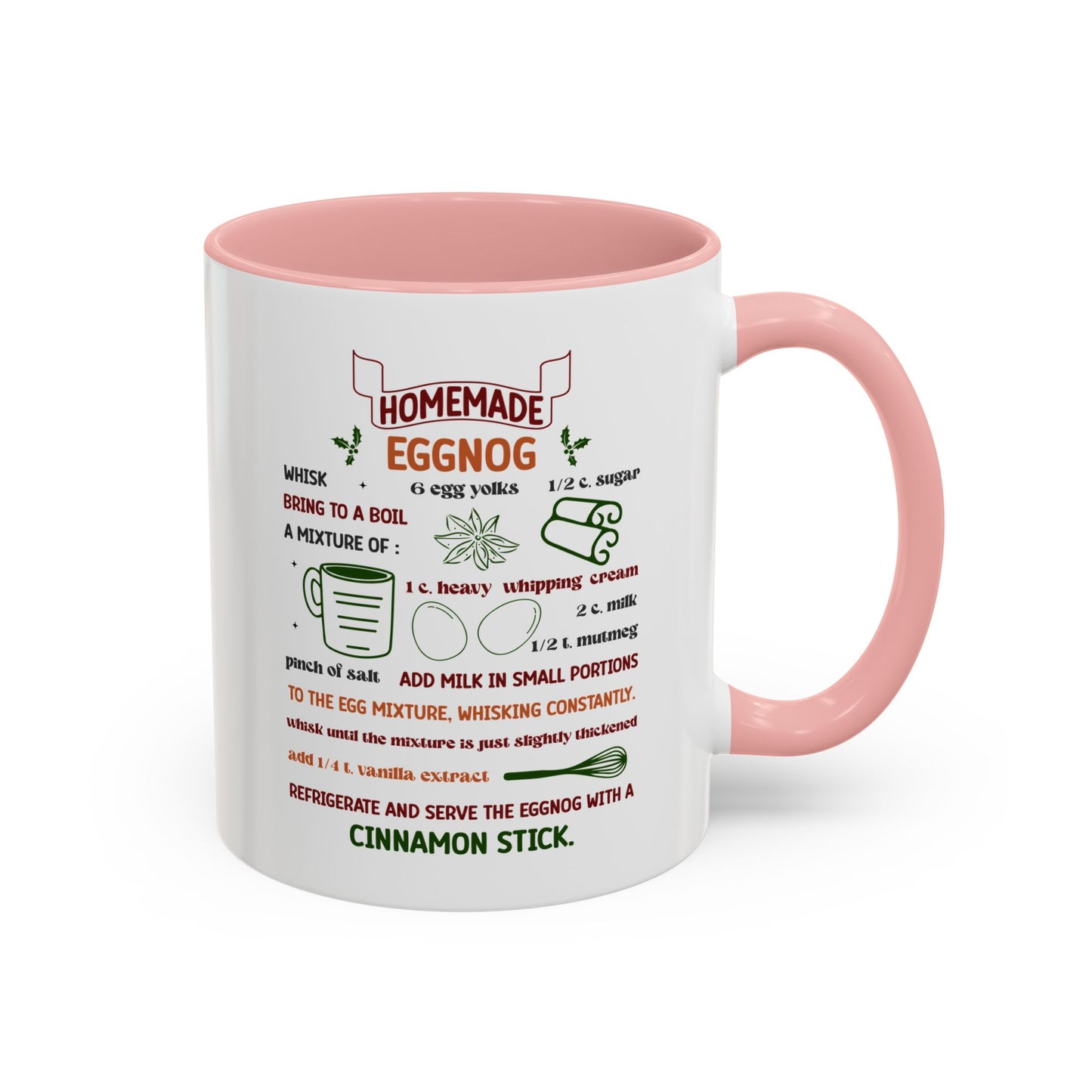 Christmas Mug - Homemade Eggnog Recipe