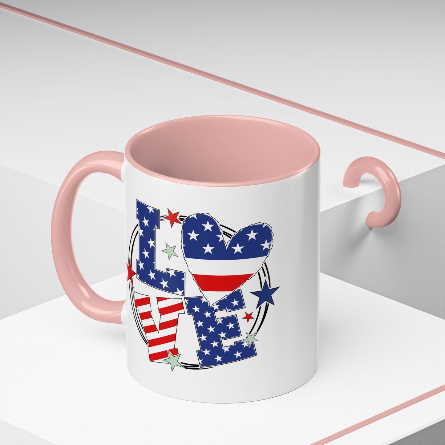4th of July Mug - Love 4th of July