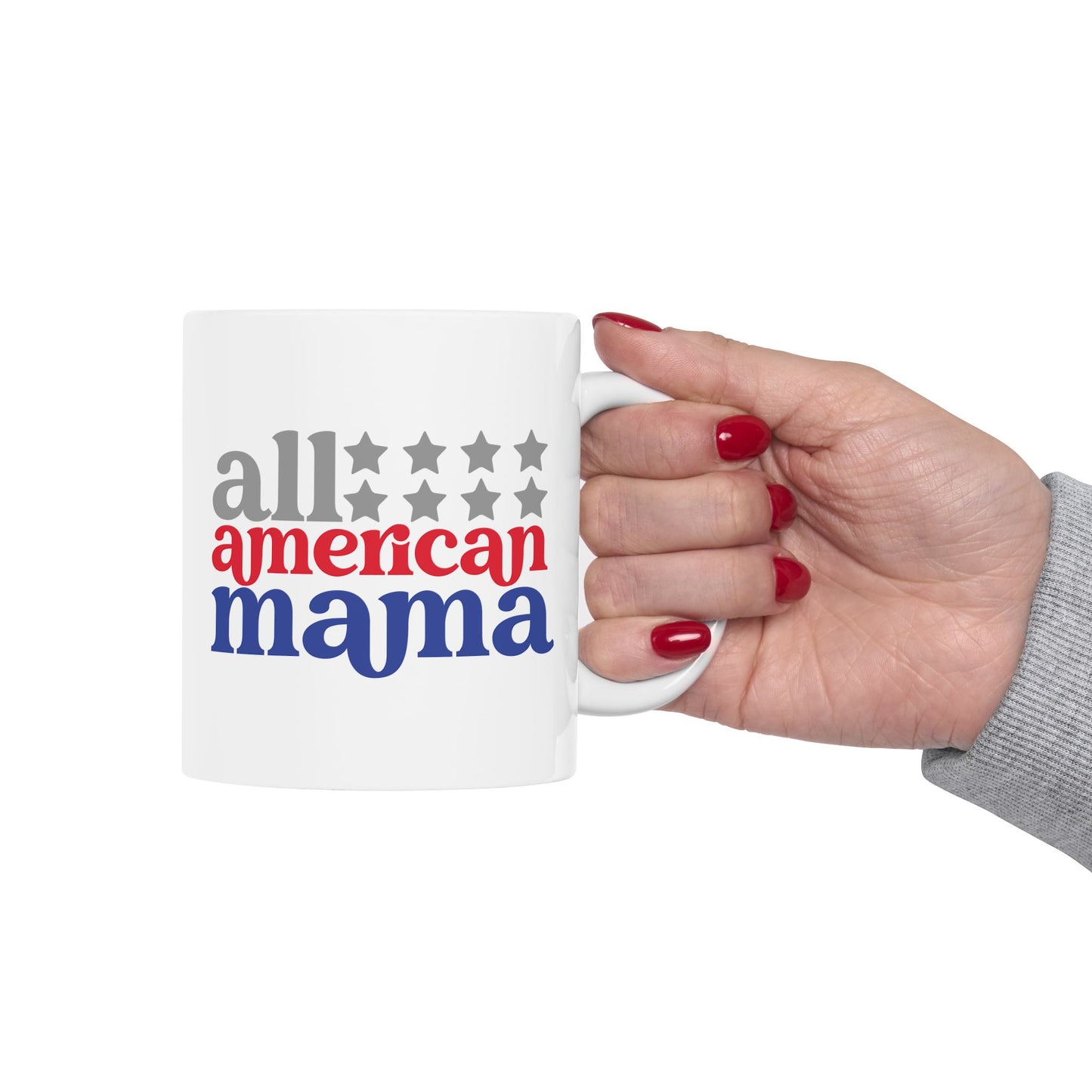 4th of July Mug - All American Mama Stars
