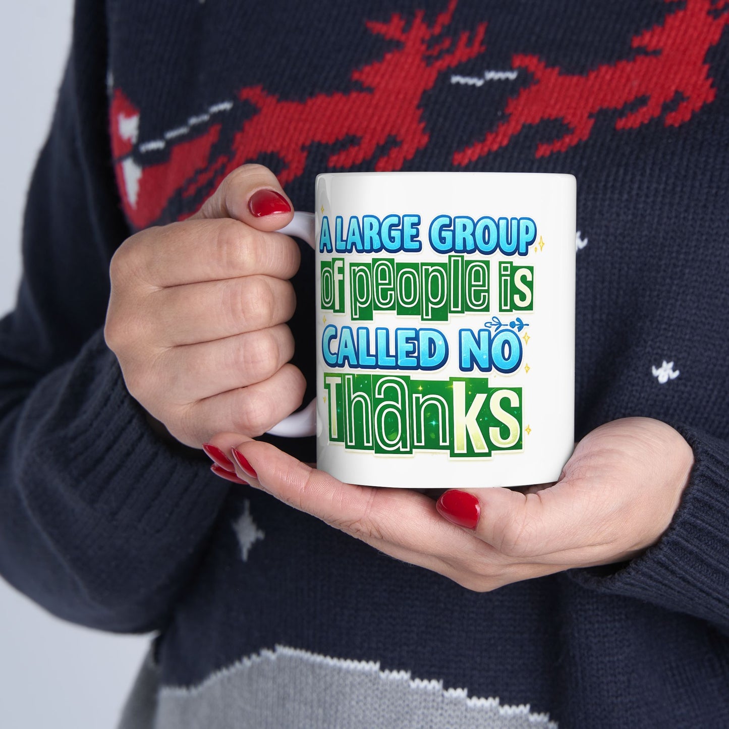 Humor Mug - A Large Group of People