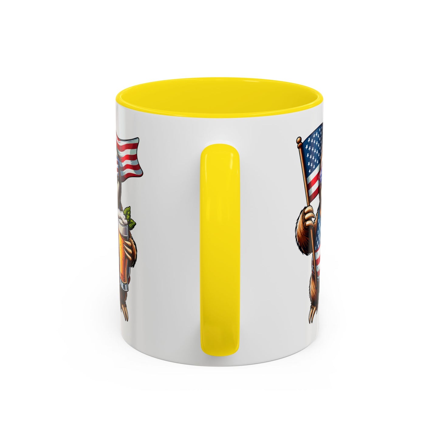 4th of July Mug - Merica Sloth