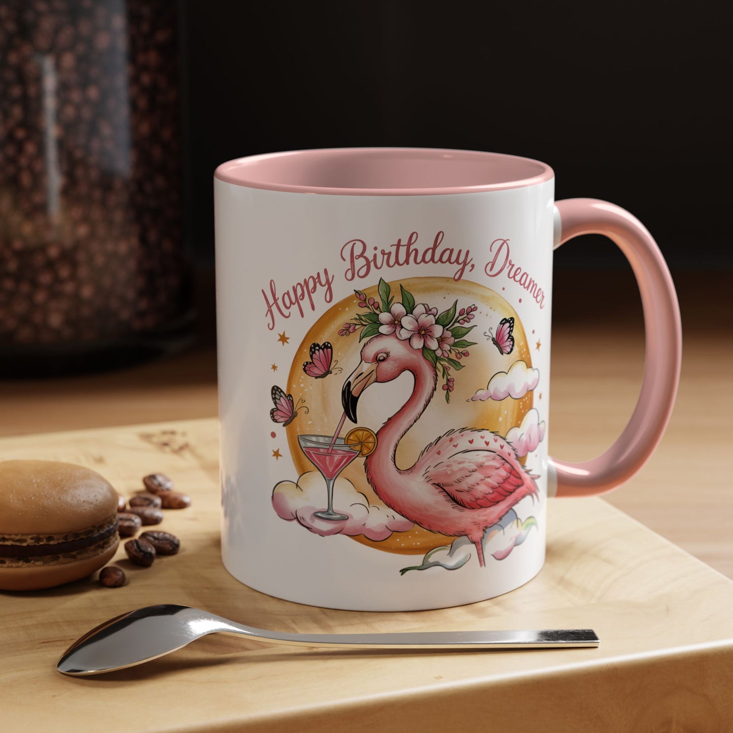 Birthday Mug - Pink Flamingo