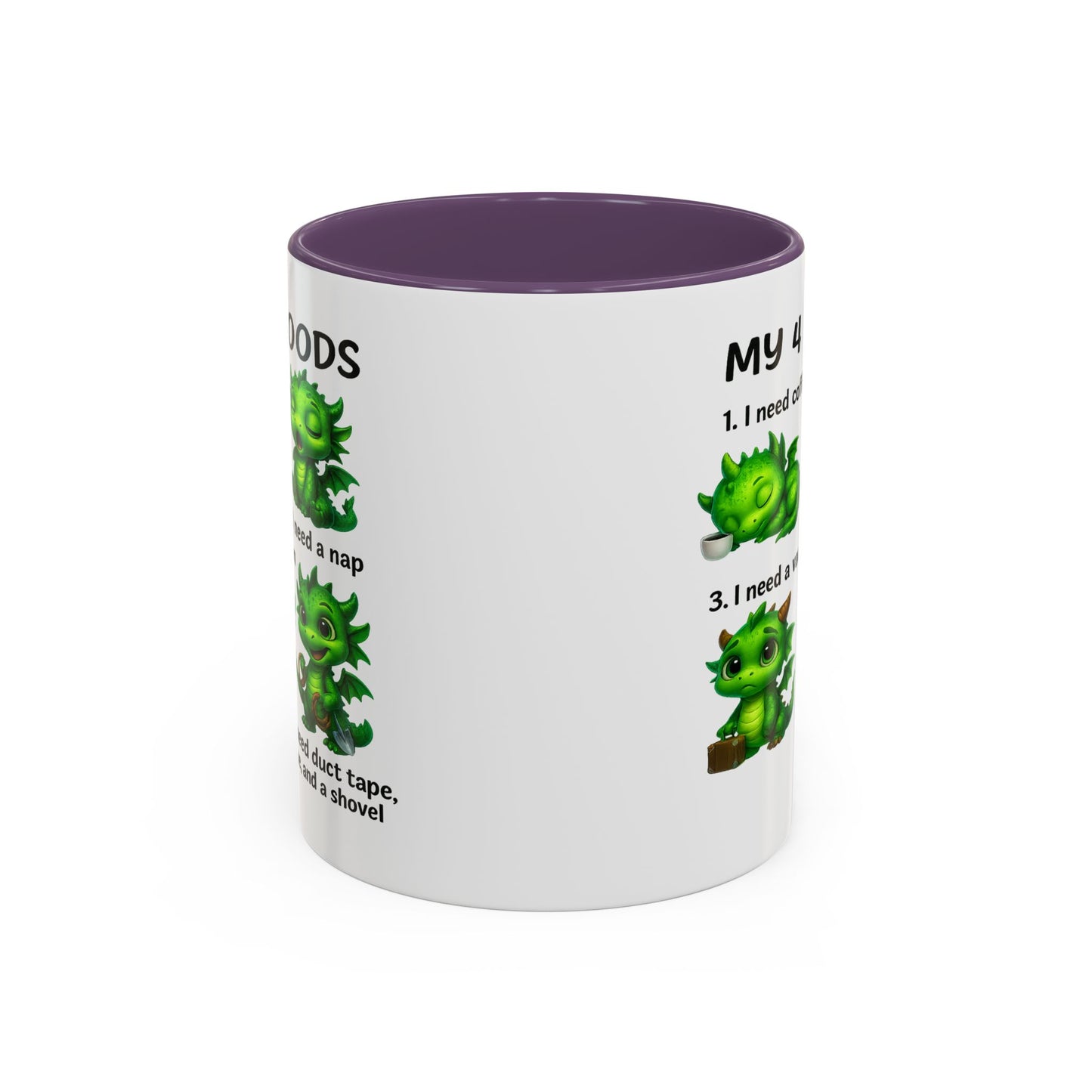 Humor Mug - My 4 Moods Dragon