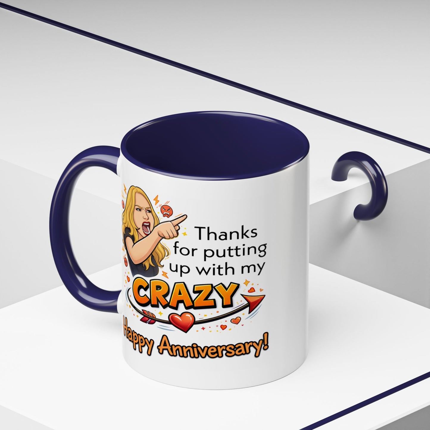 Anniversary Mug - Thanks For Putting Up