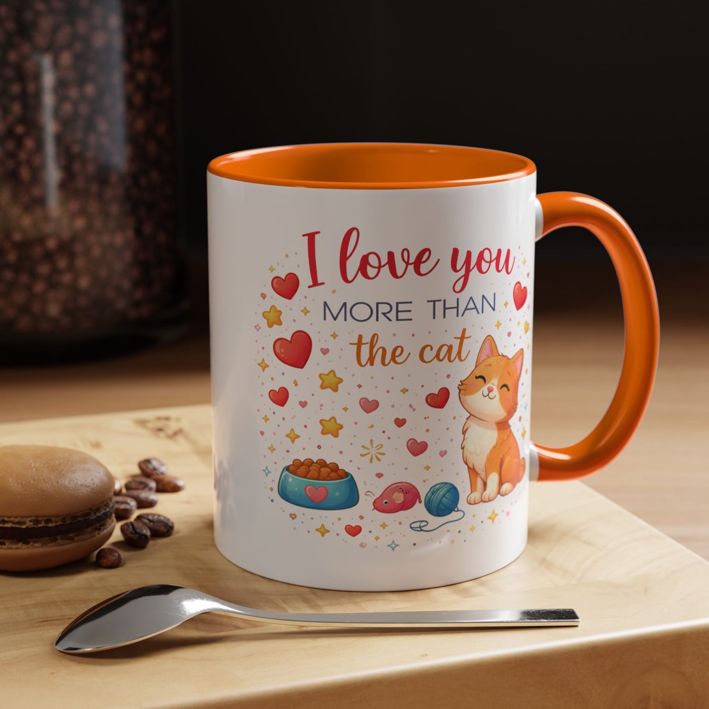 Anniversary Mug - I Love You More Than The Cat