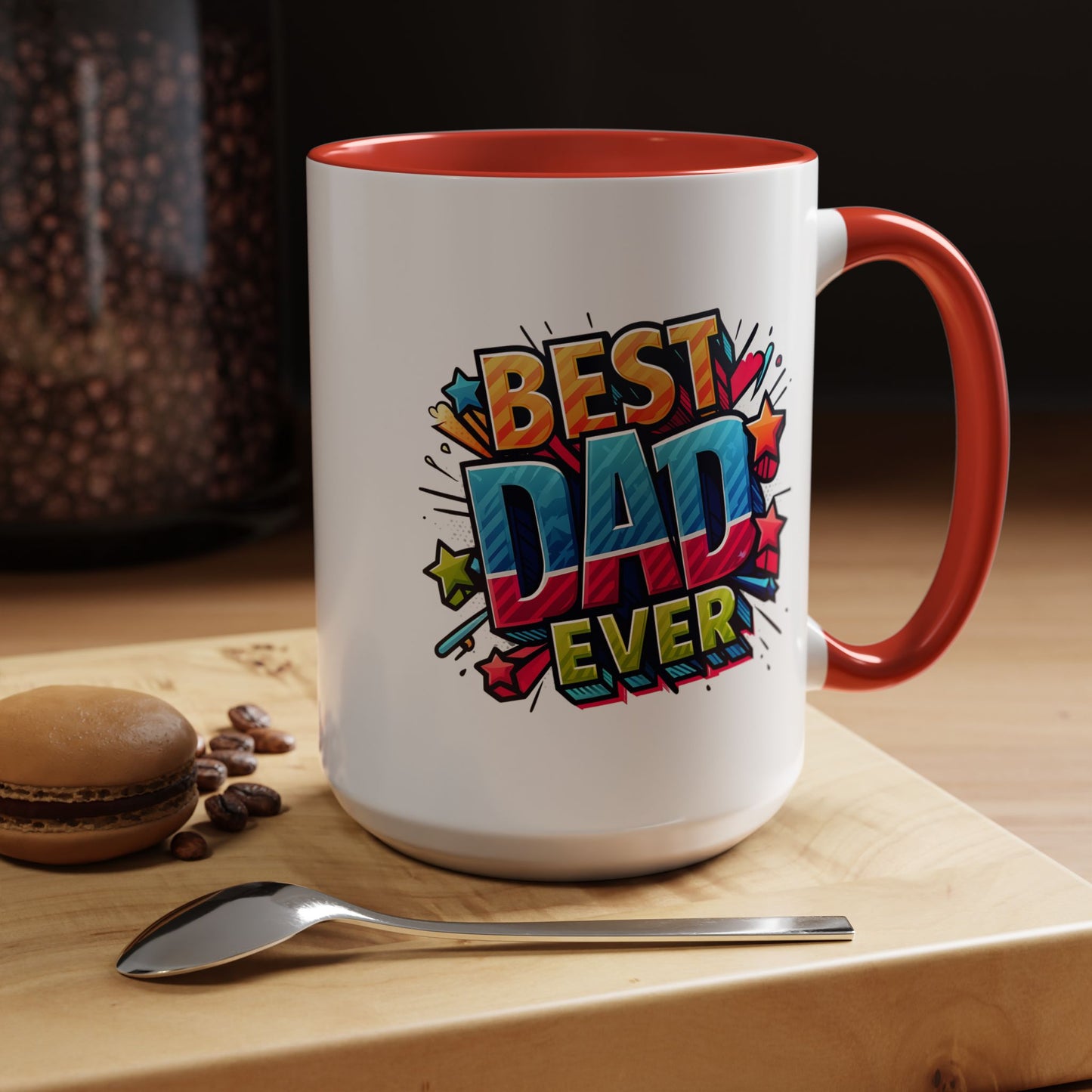 Father's Day Mug - Best Dad Ever Comic