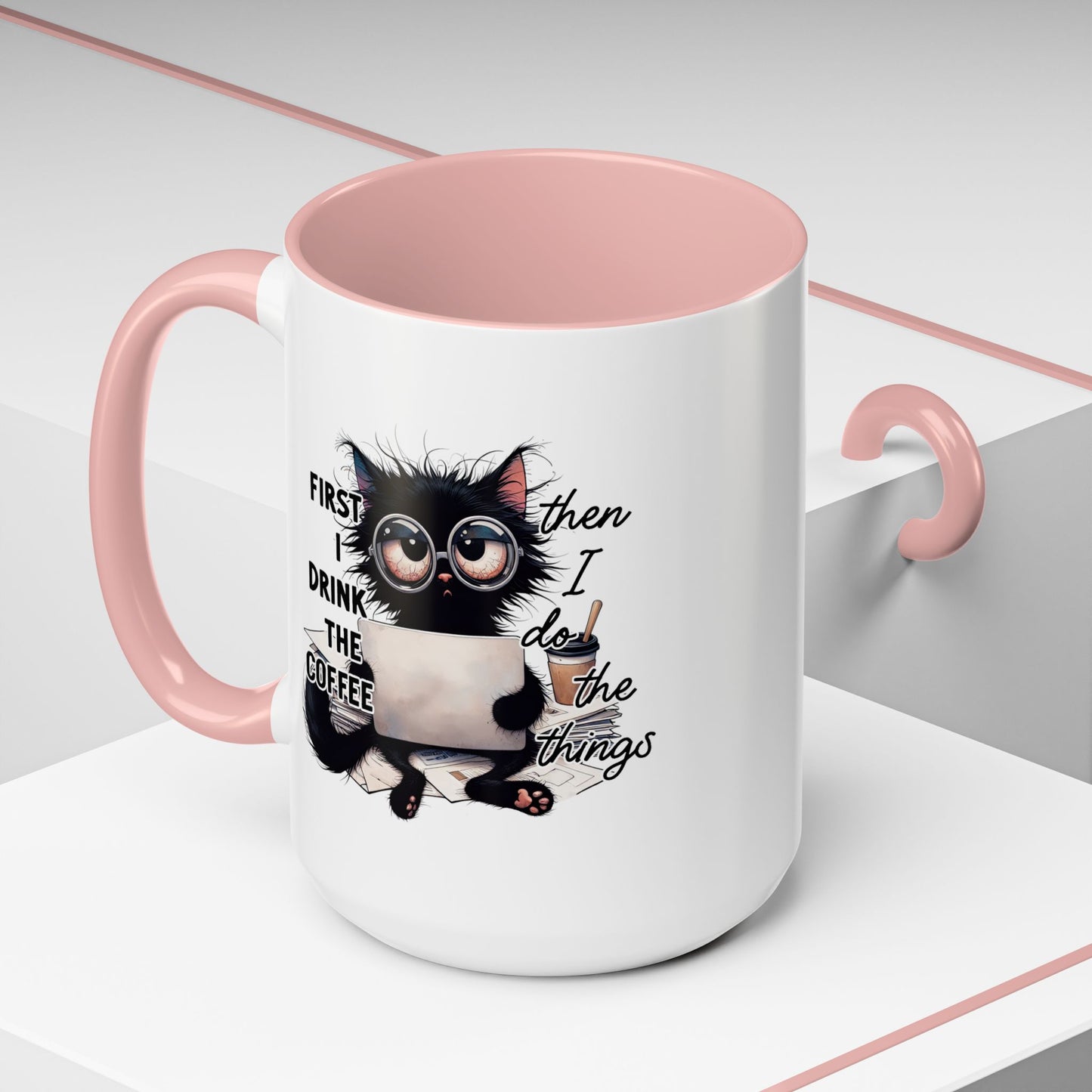 Animal Mug - First I Drink The Coffee