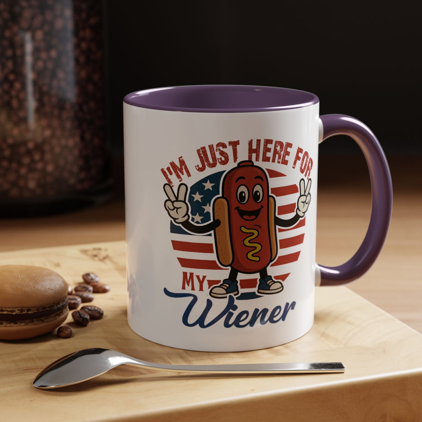 Adult Mug - I'm Just Here For My Wiener