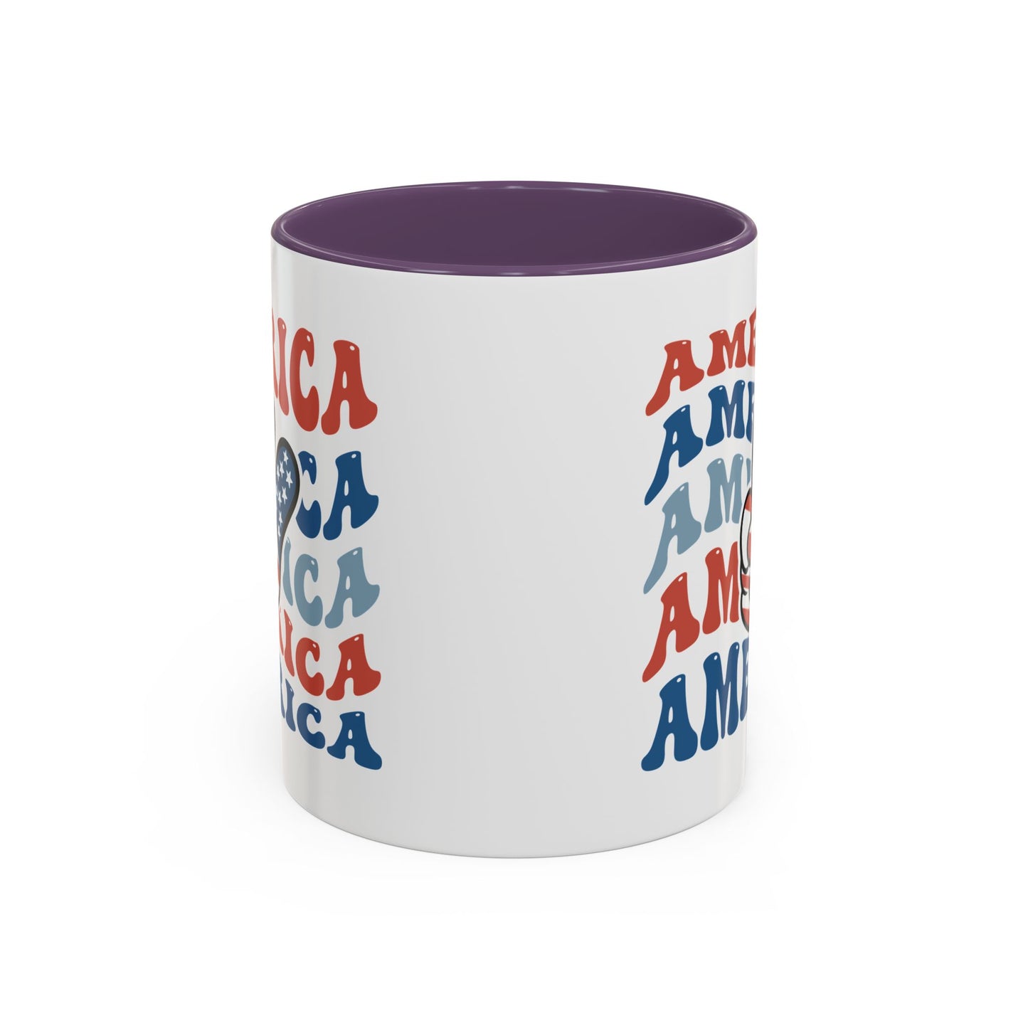 4th of July Mug - America peace Sign