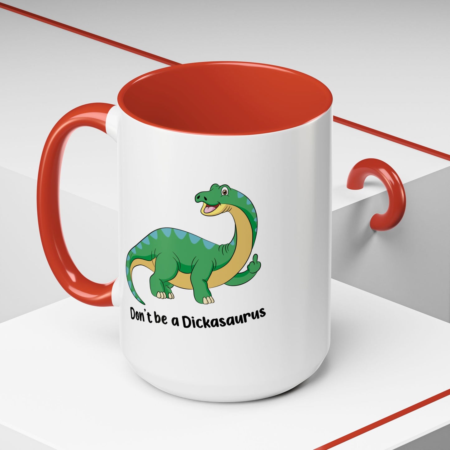 Adult Mug - Don't Be A Dickasaurus