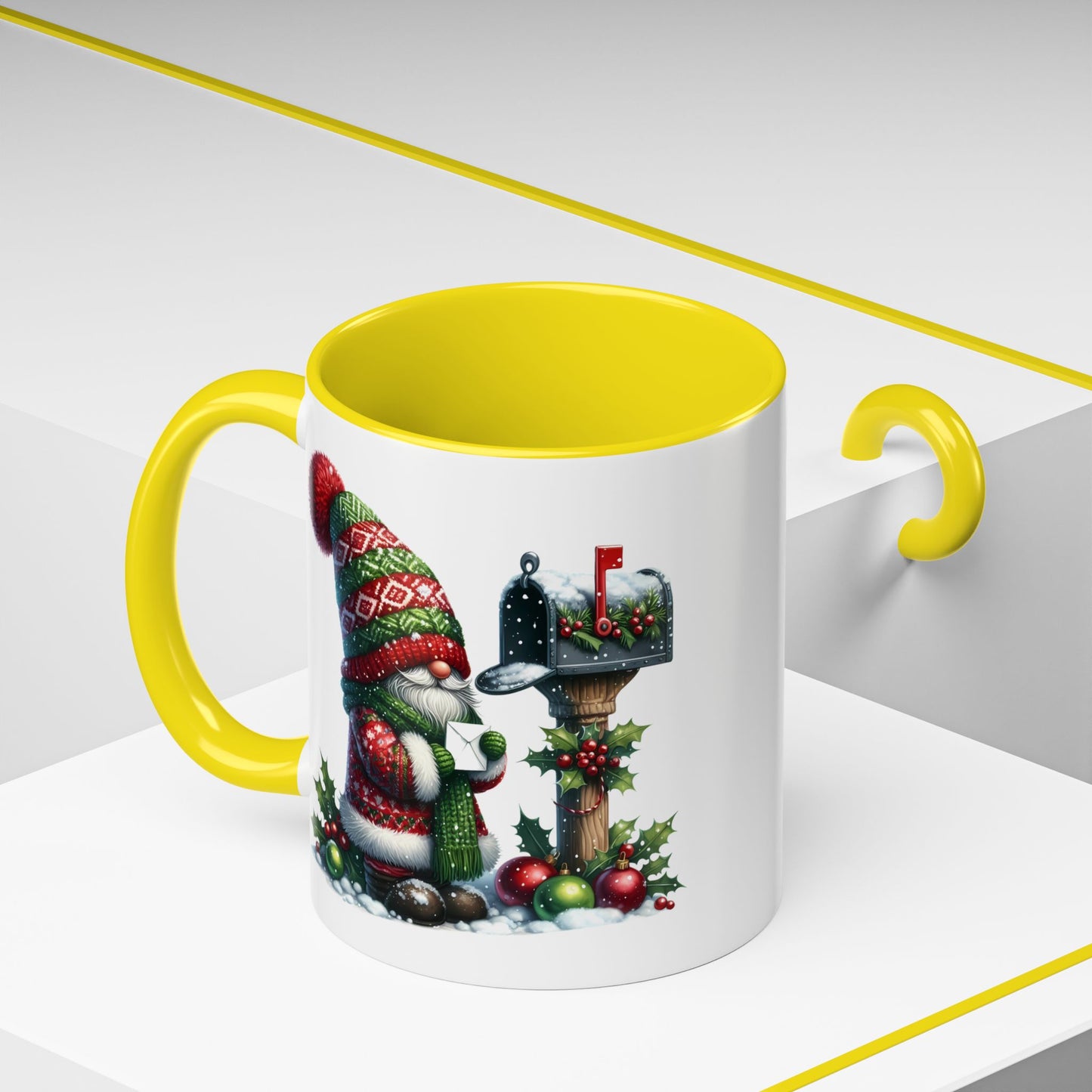 Christmas Mug - Gnome and Mail