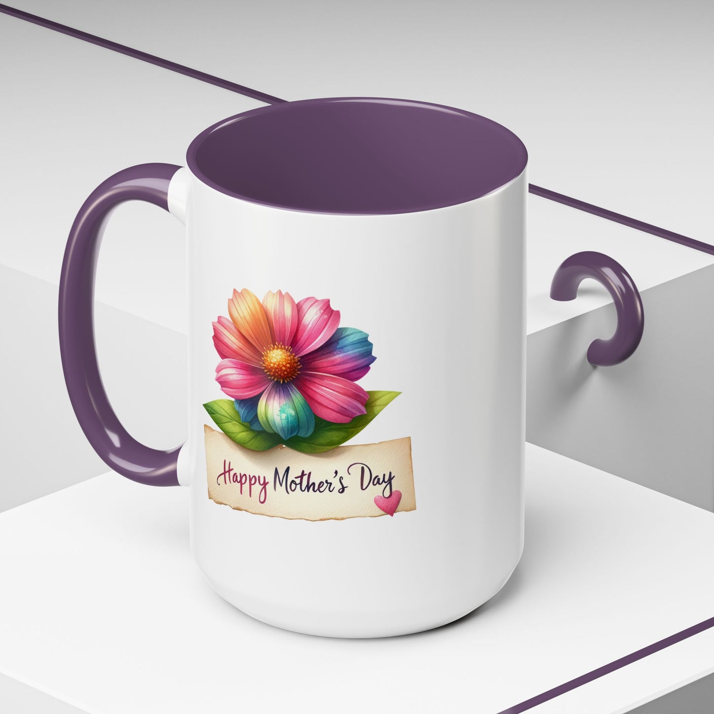Mother's Day Mug - Happy Mother's Day Flower