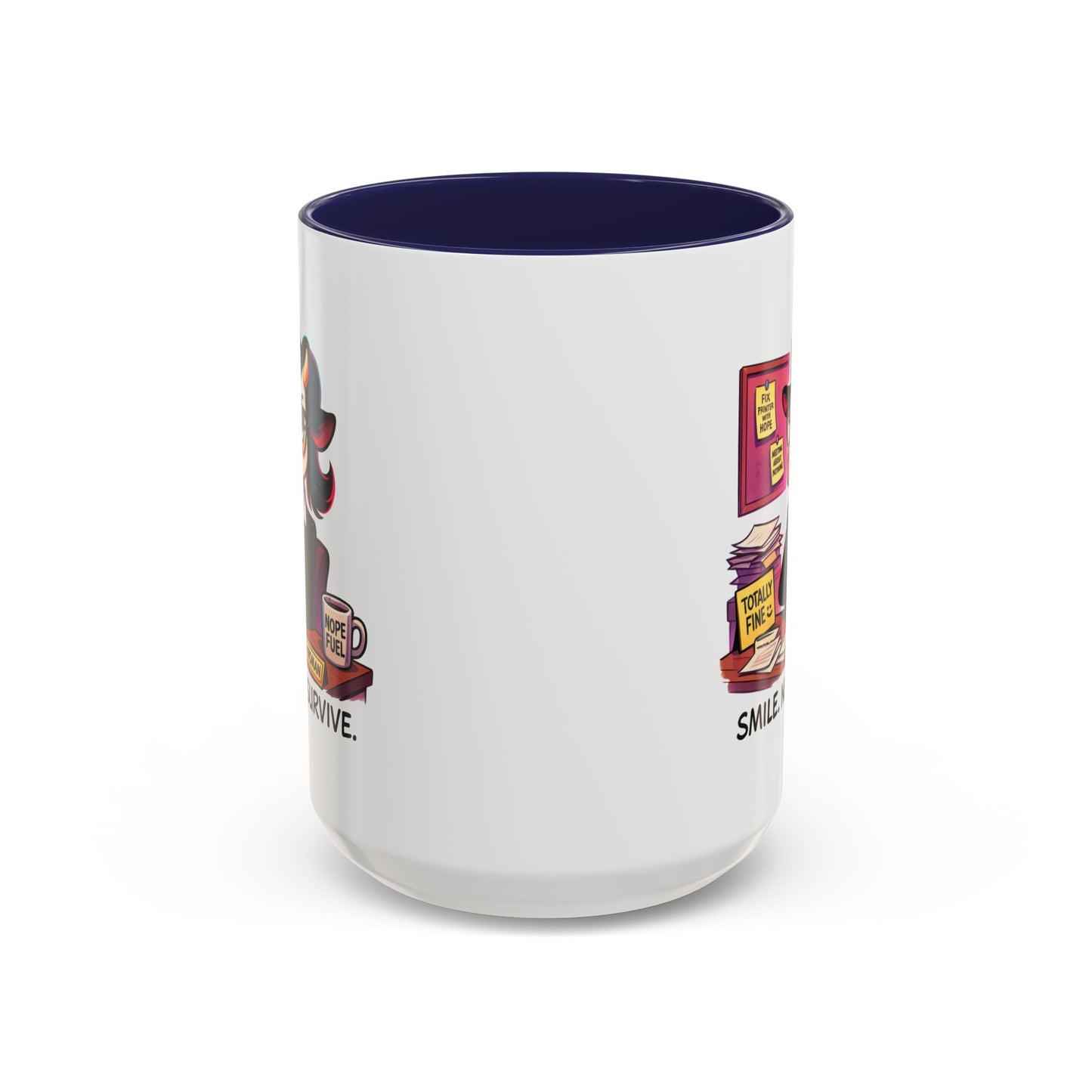 Office Mug - Smile Nod Survive