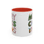 Christmas Mug - Merry Christmas Green Red & Gold Patterned Text