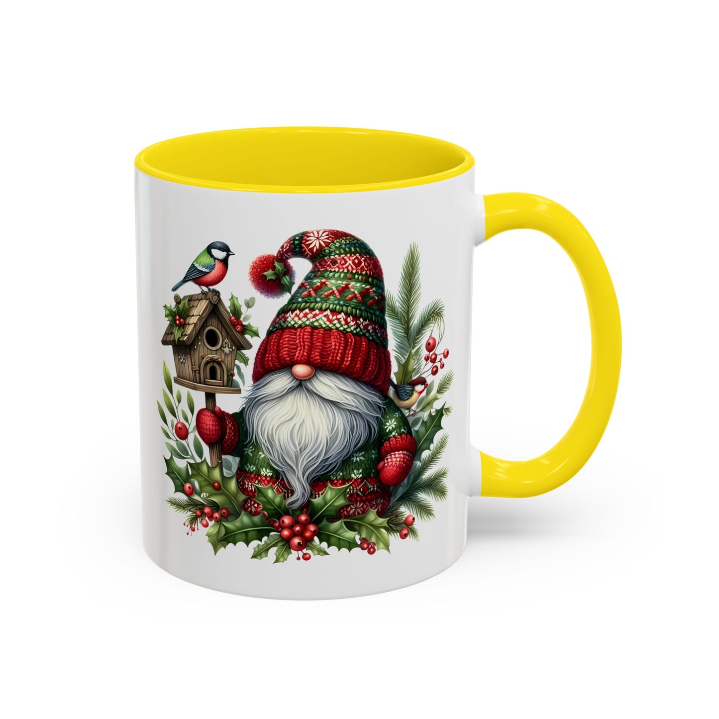 Christmas Mug - Red and Green Gnome