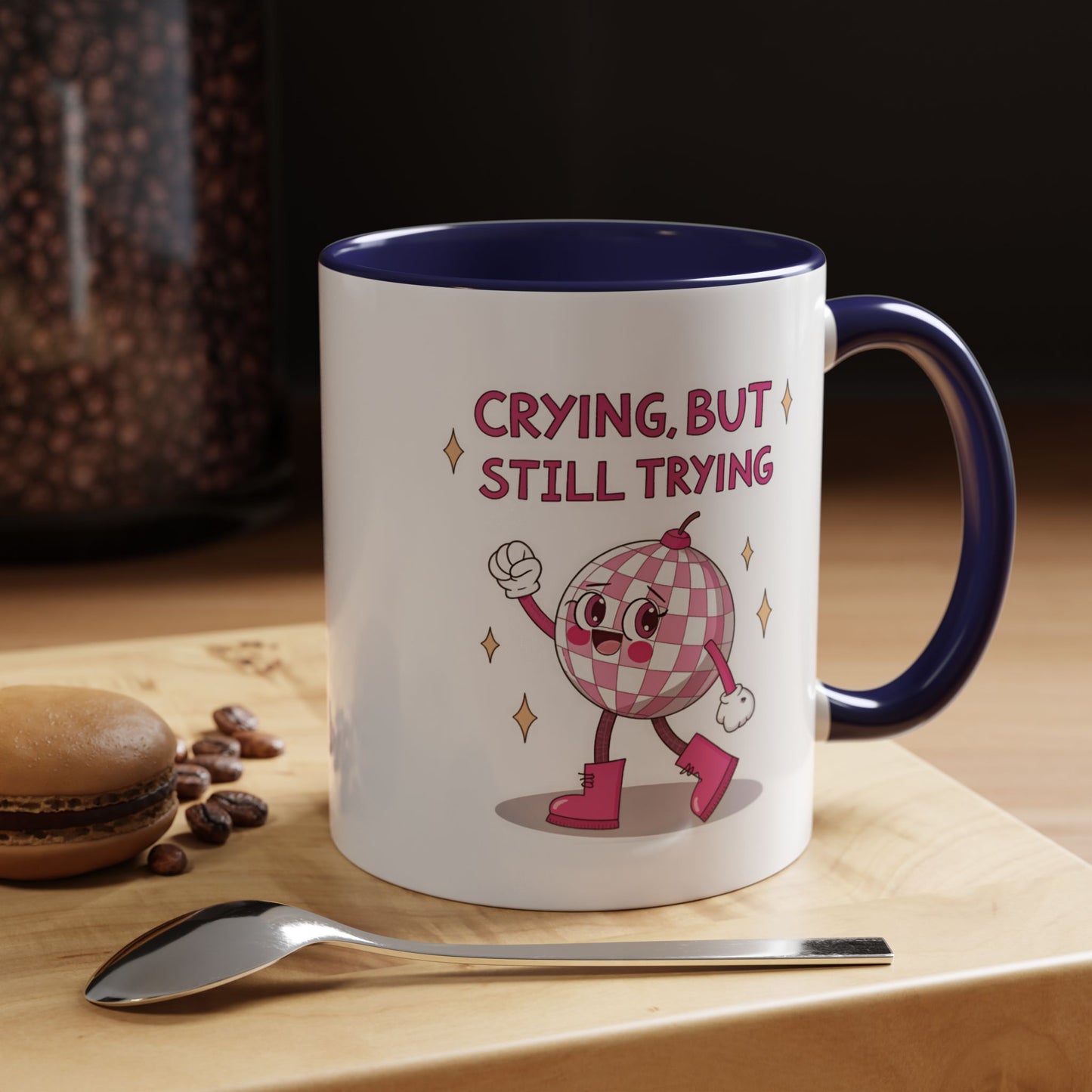 Wellness Mug - Crying But Still Trying