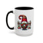 Christmas Mug - Gnome with Christmas Wreath