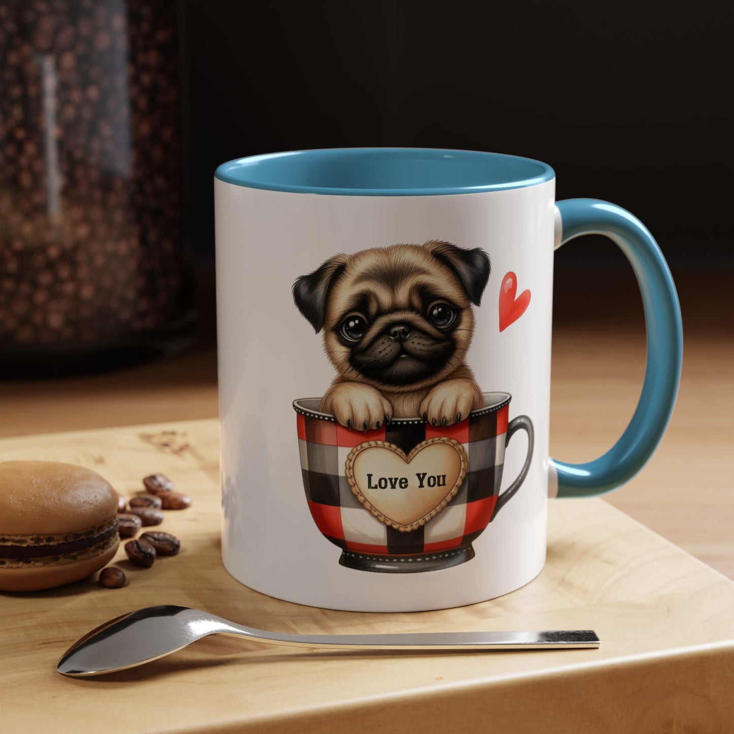 Anniversary Mug - Love You Dog Coffee Cup
