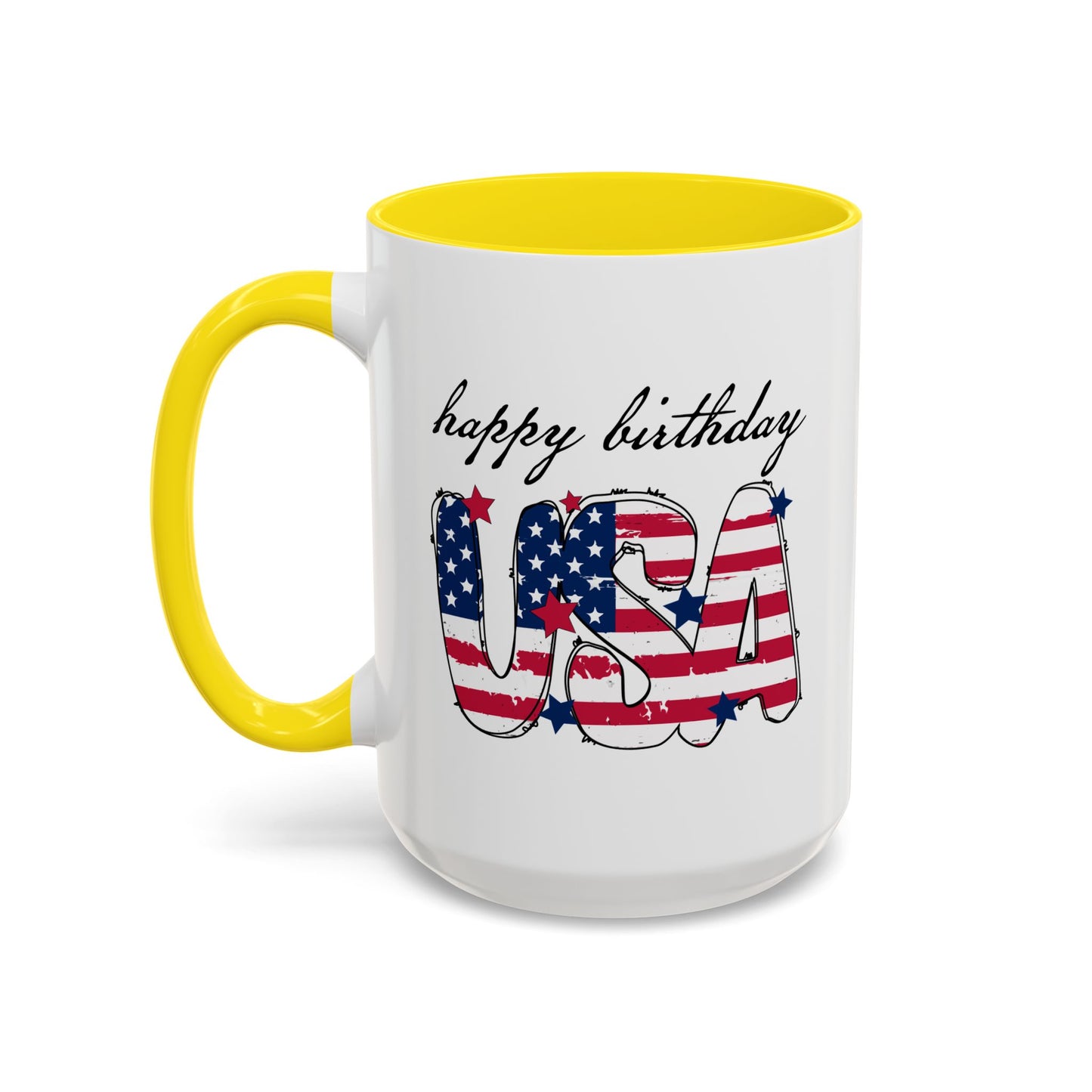 4th of July Mug - Happy Birthday USA