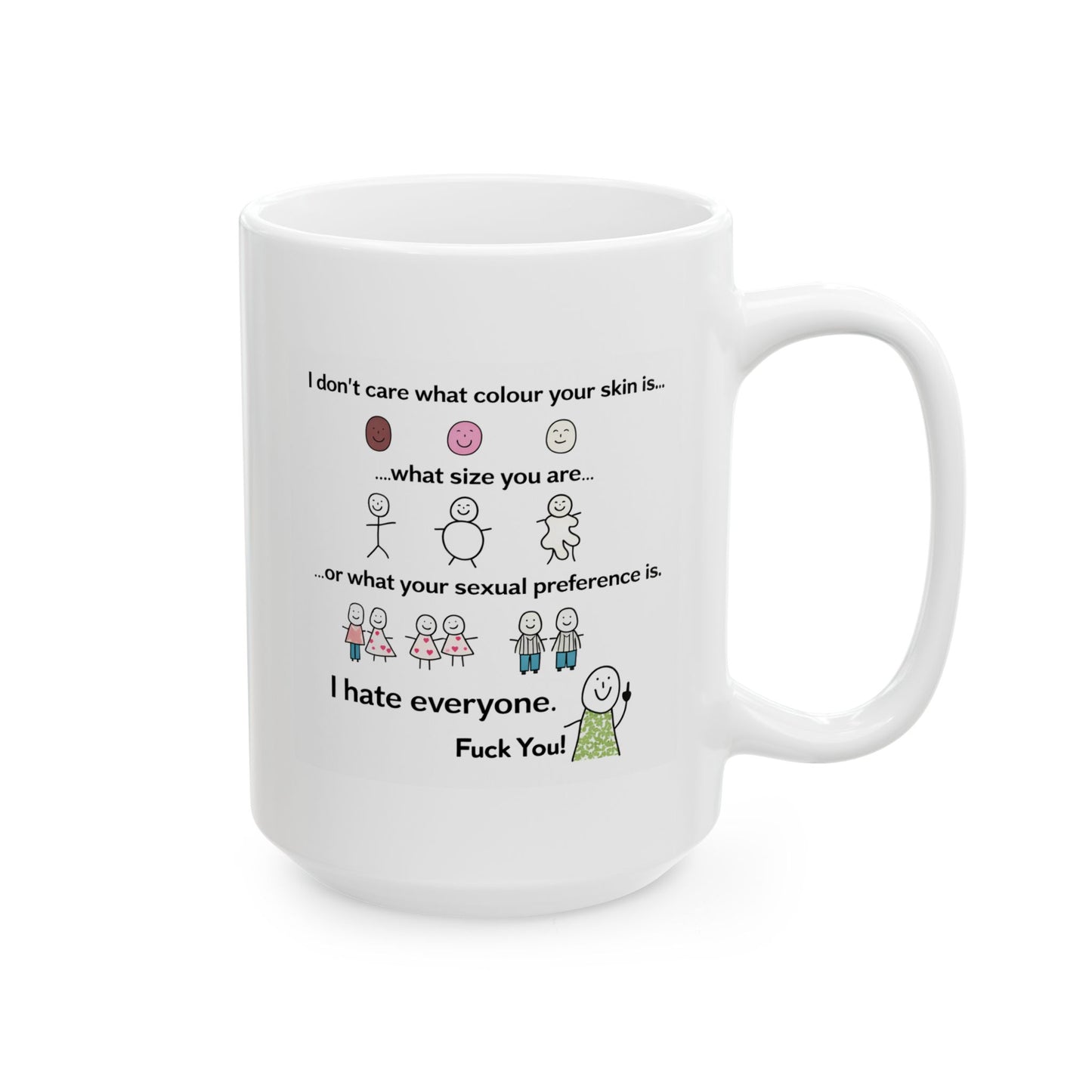 Adult Mug - I Don't Care