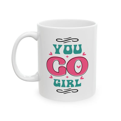 Motivation Mug - You Go Girl Retro