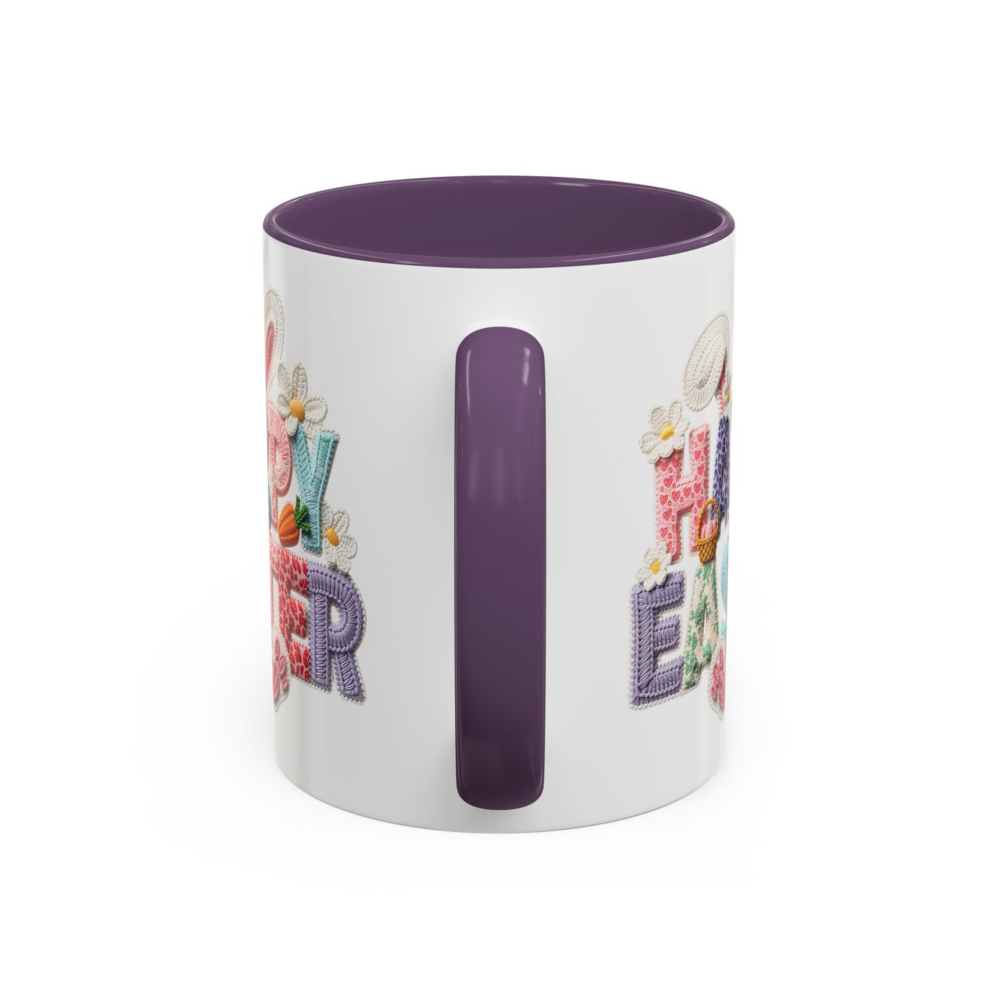 Easter Mug - Happy Easter Latch Yarn