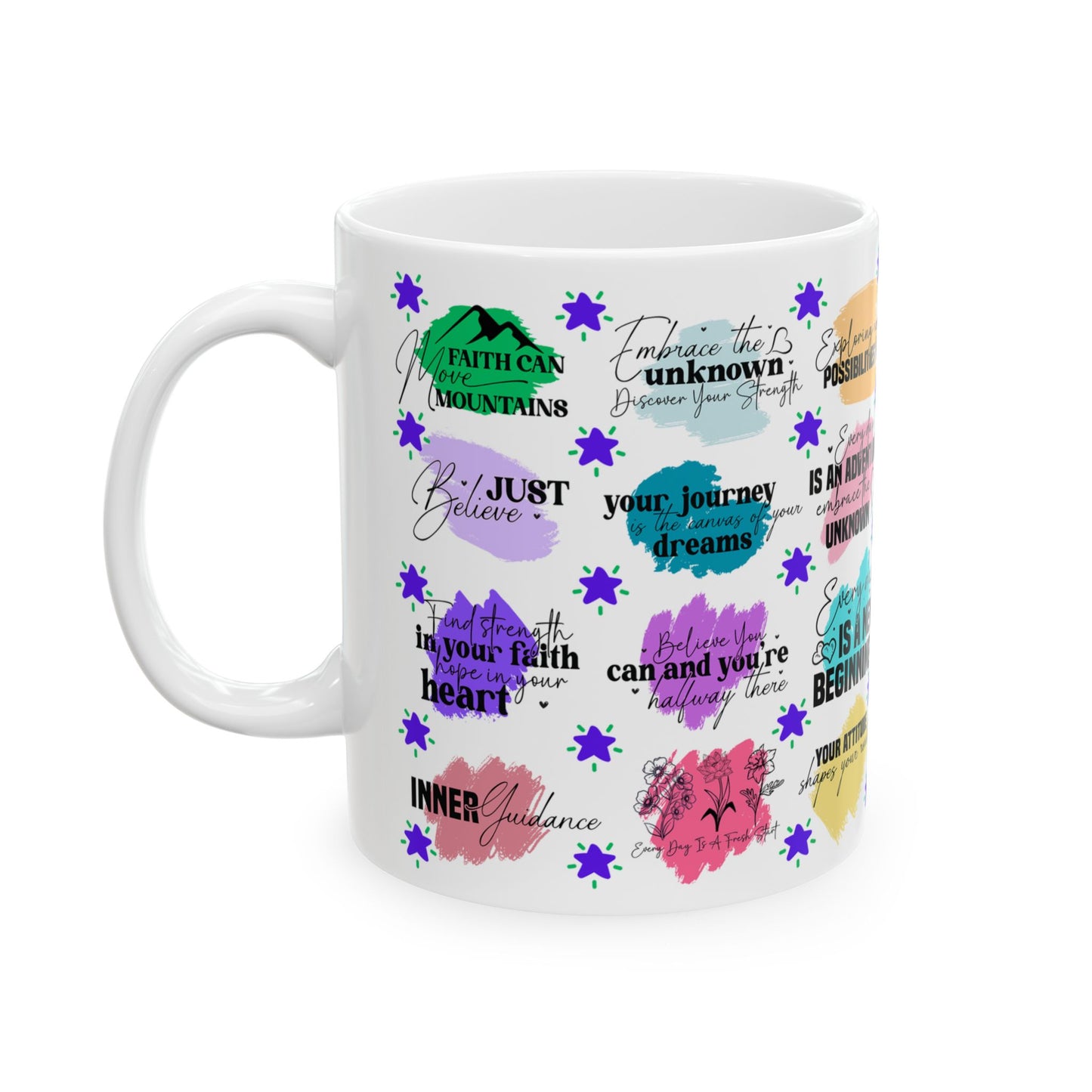 Motivation Mug - Faith Can Move Mountains