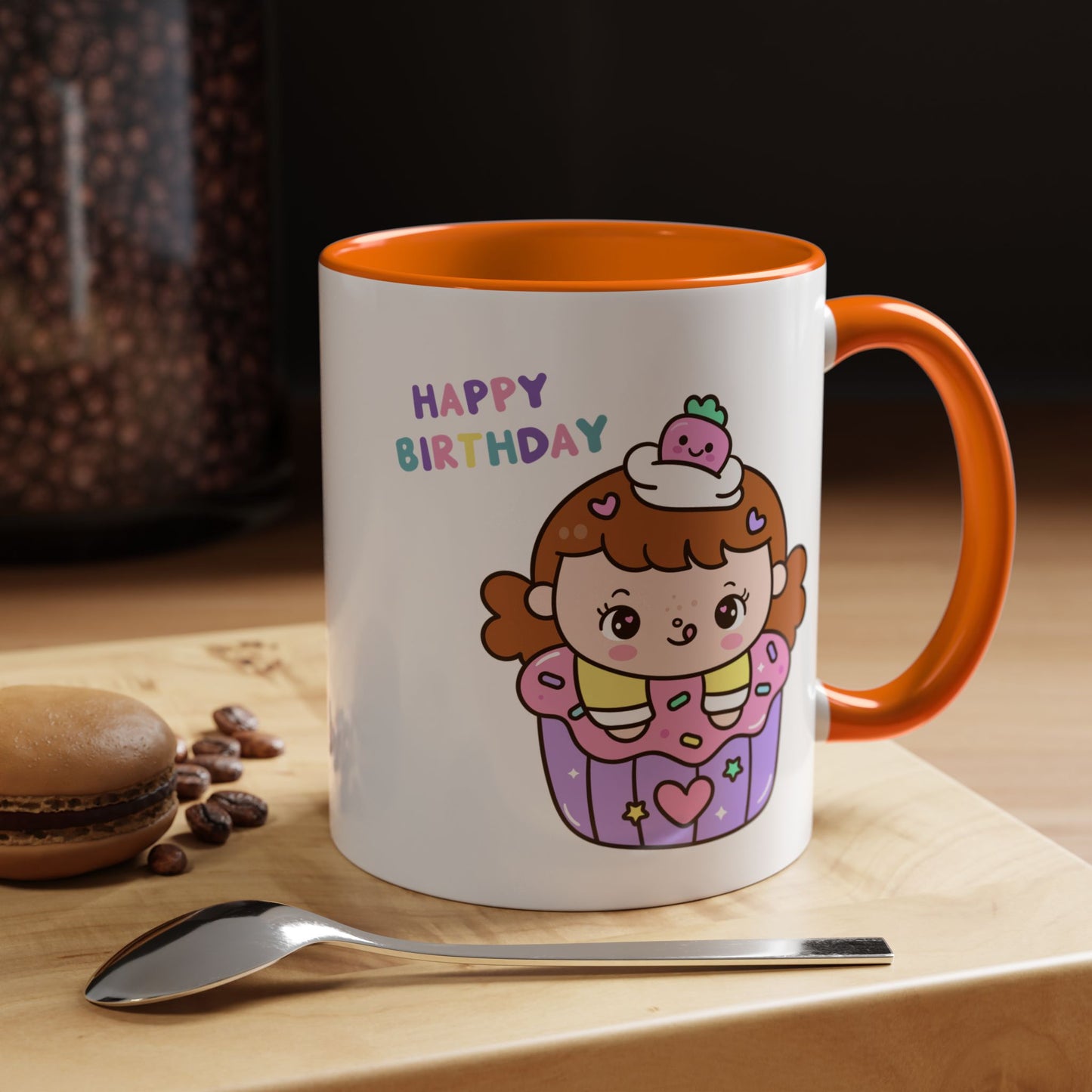 Birthday Mug - Cute Girl Cupcake