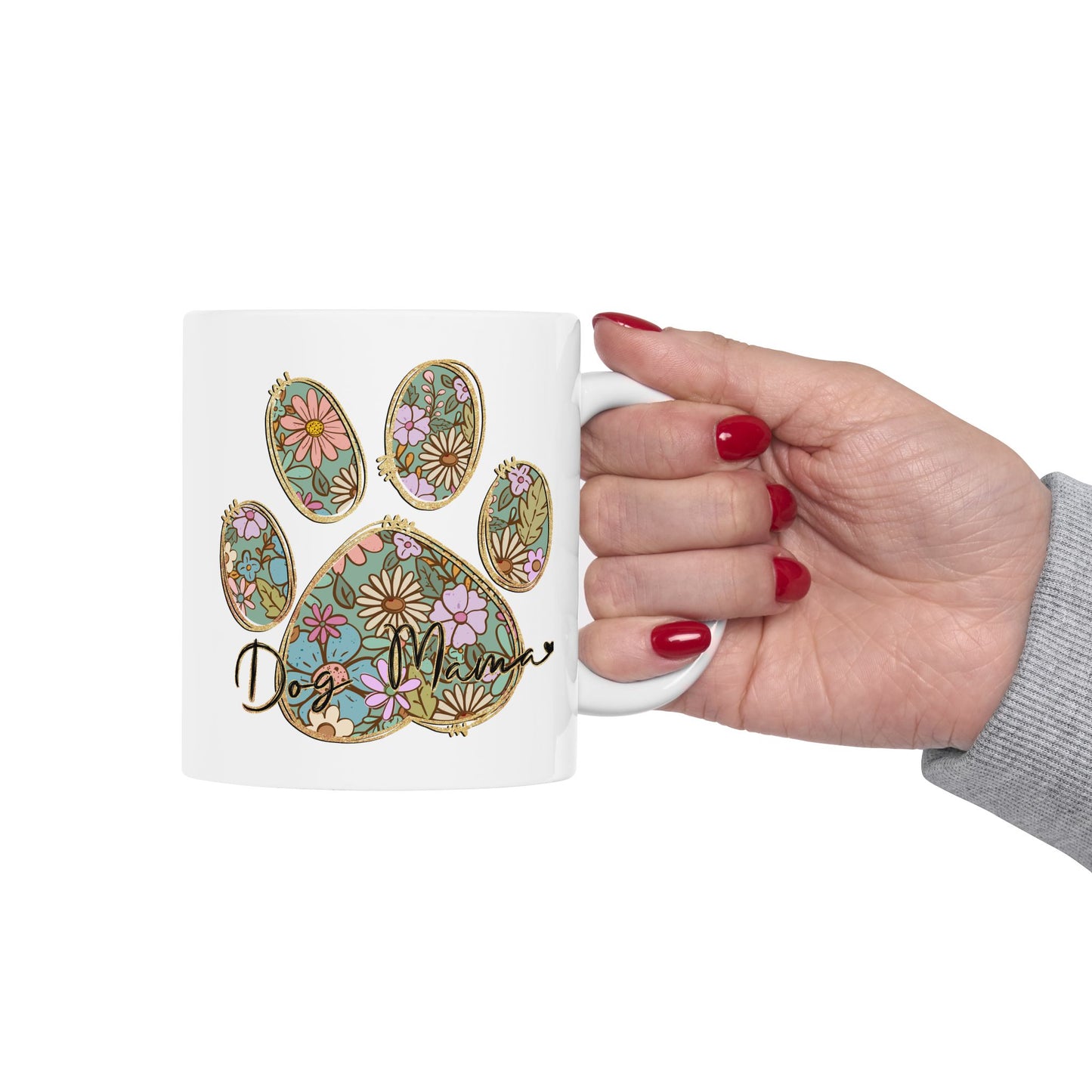 Animal Mug - Dog Mama Paw