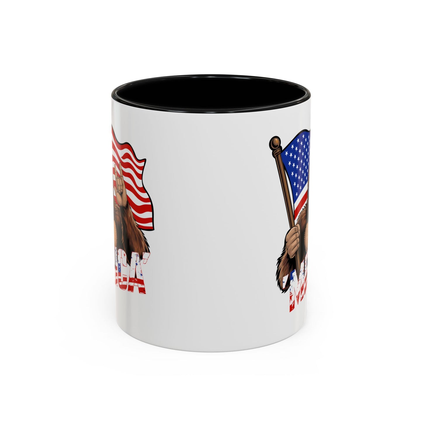 4th of July Mug - Bigfoot USA Flag