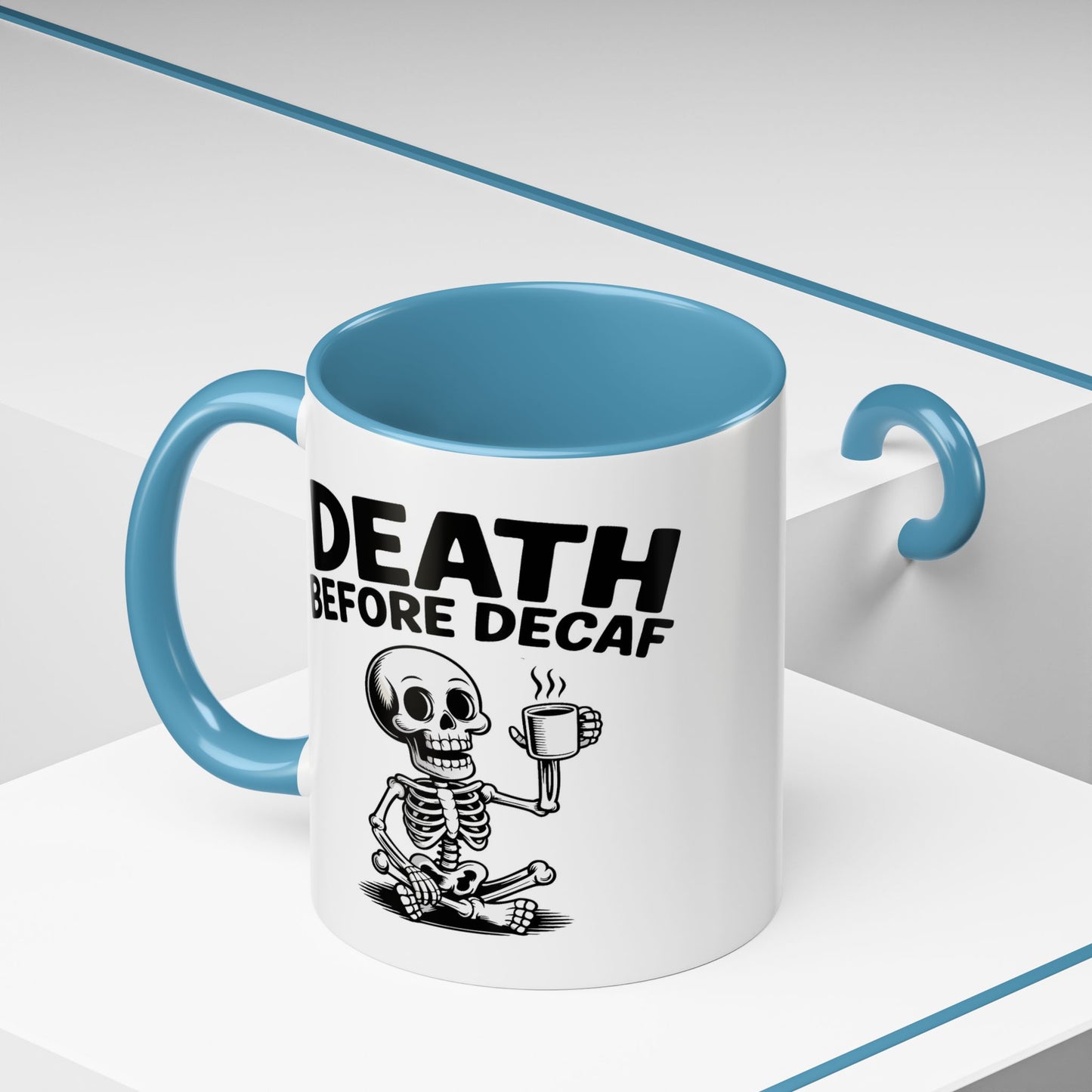 Humor Mug - Death Before Decaf