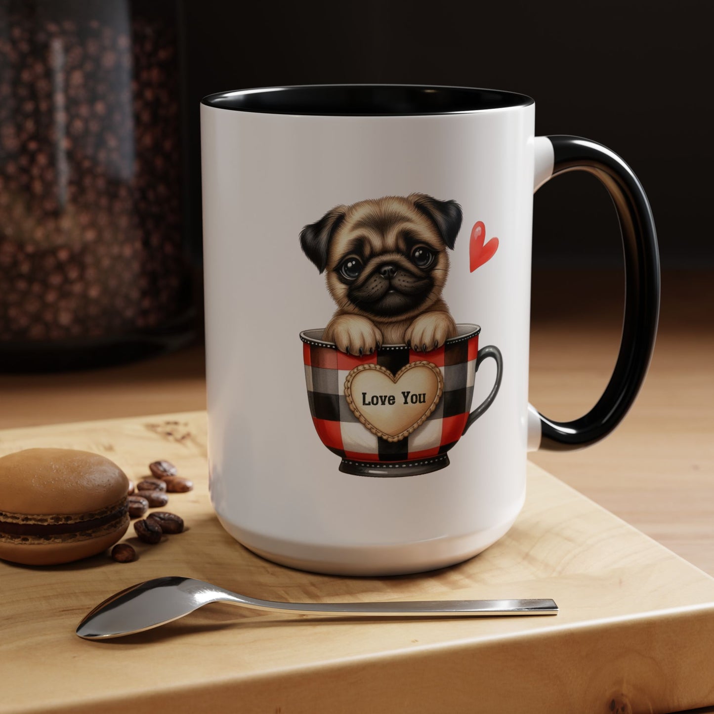Anniversary Mug - Love You Dog Coffee Cup
