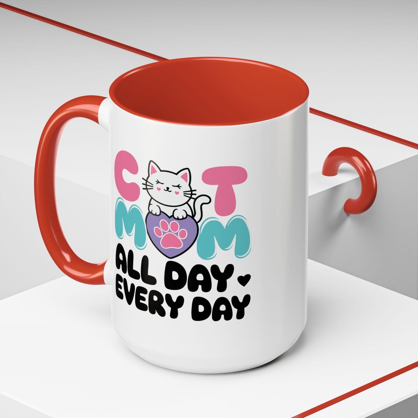 Animal Mug - Cat Mom All Day