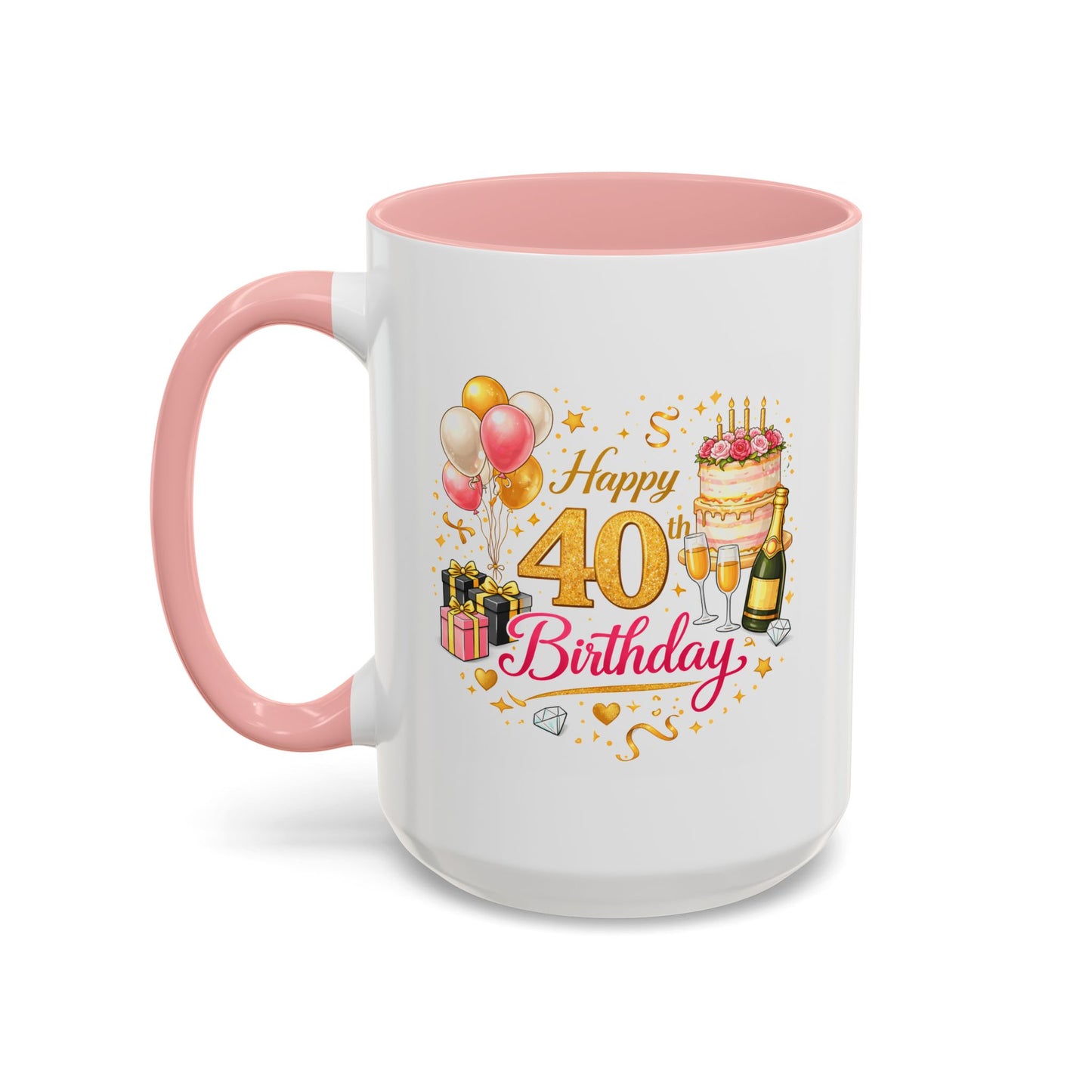 Birthday Mug - Happy 40th