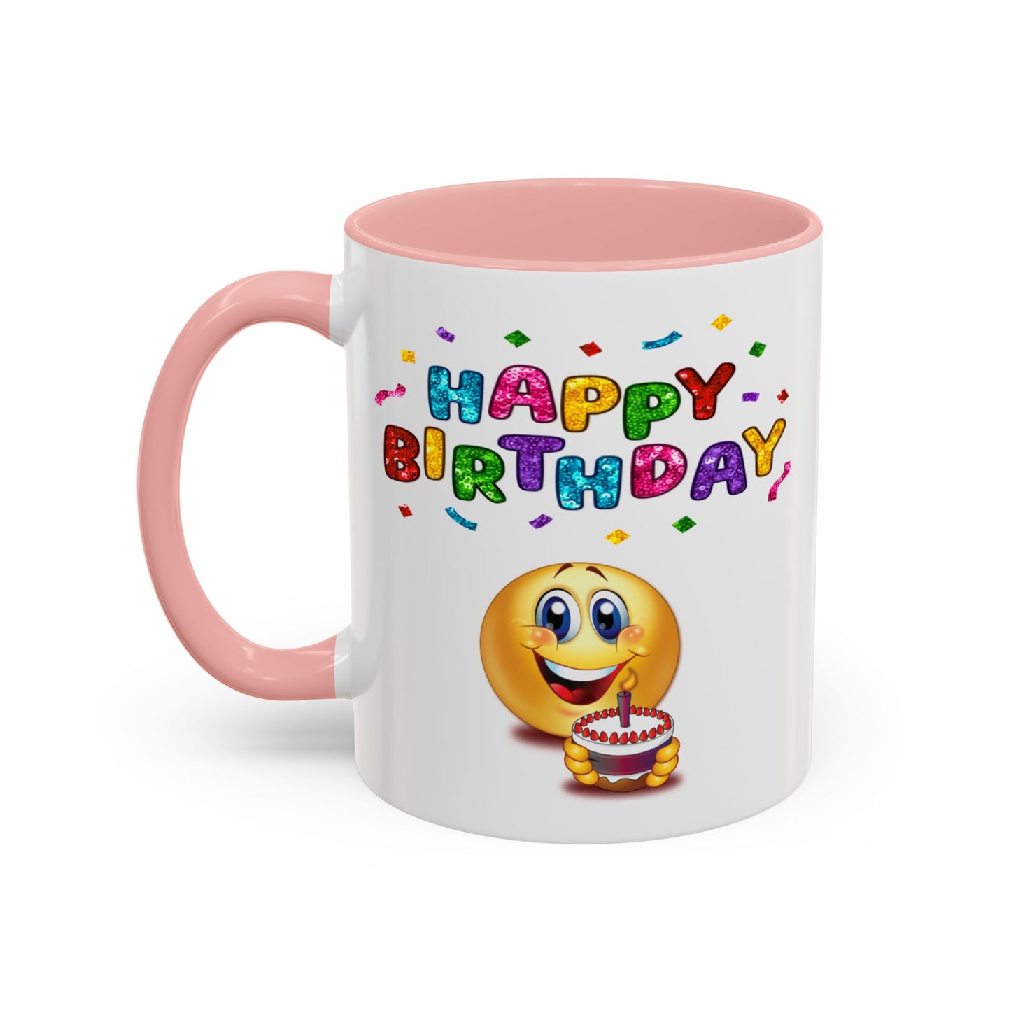 Birthday Mug - Happy Birthday Emoji