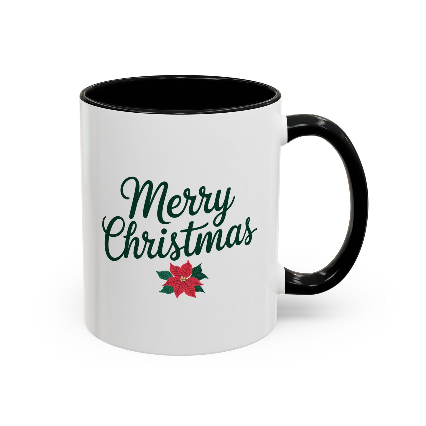 Christmas Mug - Merry Christmas Green Text