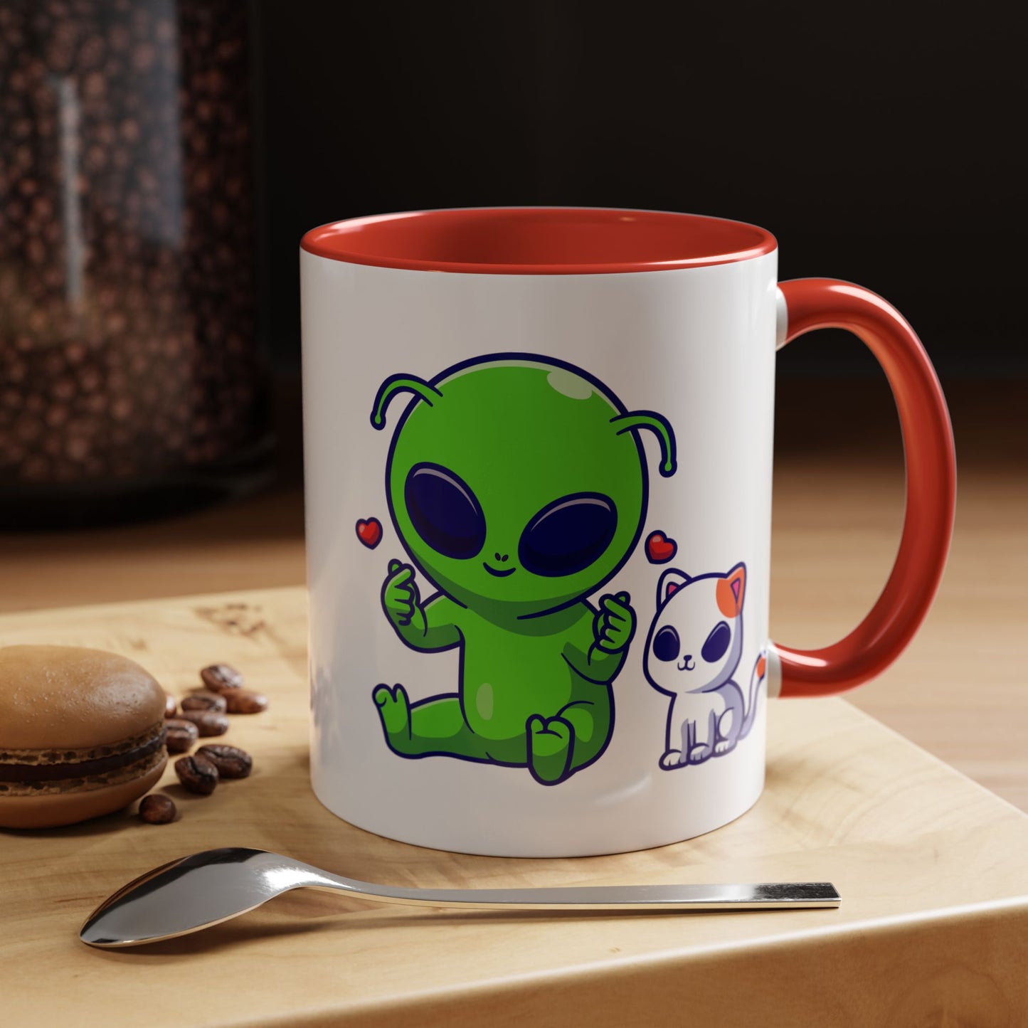 Alien Mug - Cute Alien Cat