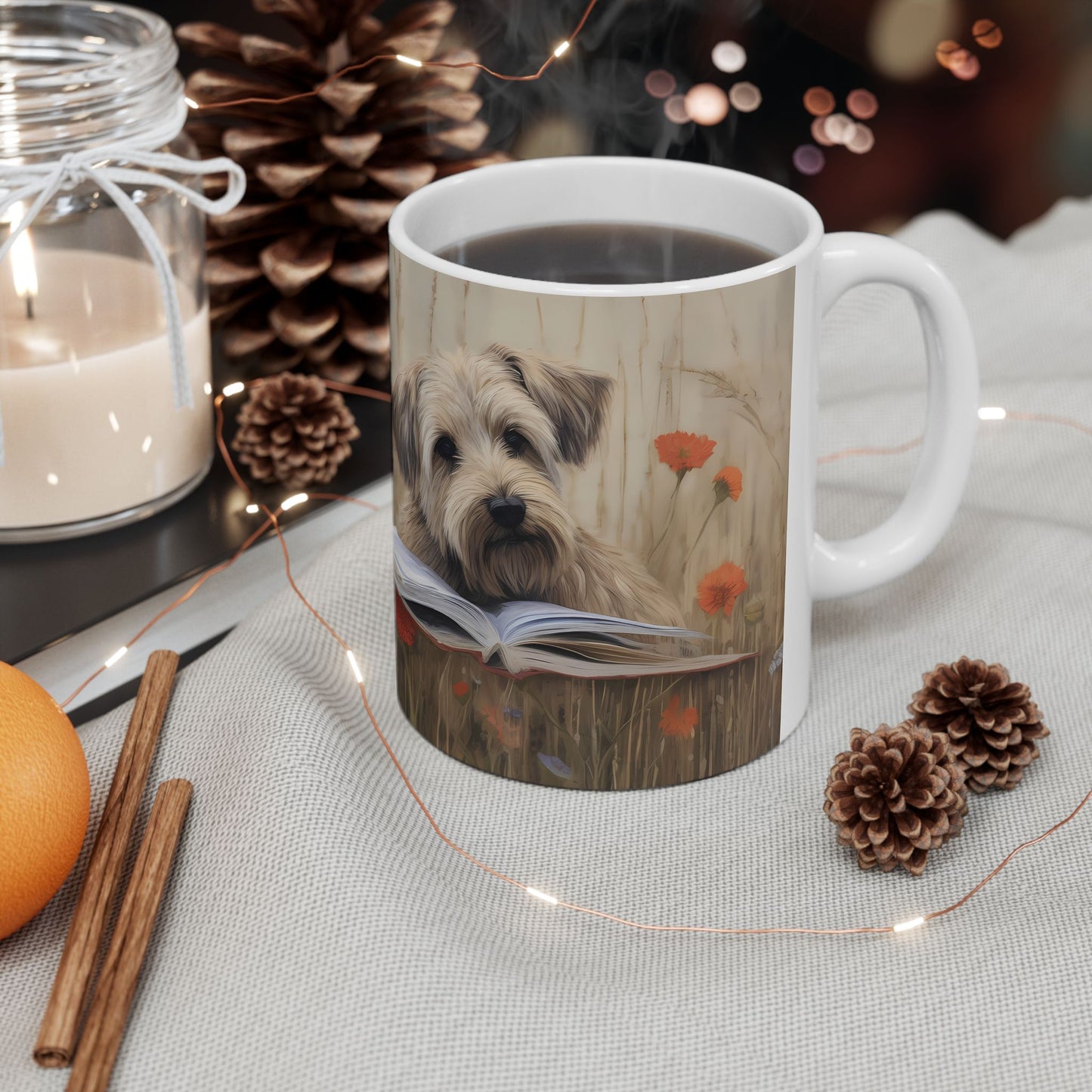 Artistic Mug - Felted Dog 3